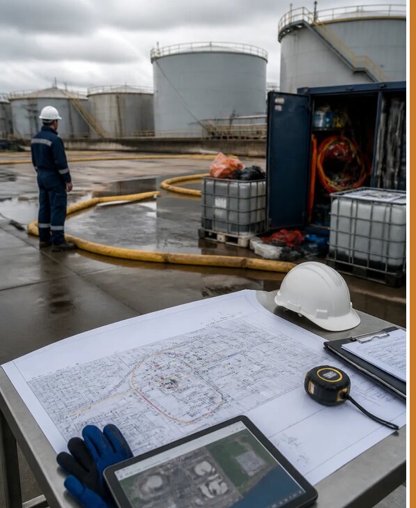 Разработка плана ликвидации разливов нефти в Астрахани